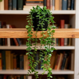 Artificial Hanging Plants: Dutch Bean, Mandala, And Eucalyptus Leaves Artificial Plants For Living Room, Wall, Home, And Terrace - thumbnail 6