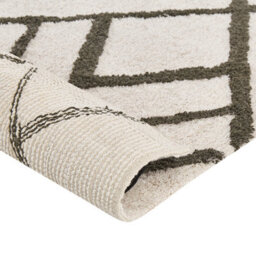 Beliani Rug Yesilkoy Dark Green 160 X 230 Cm Cotton - thumbnail 4