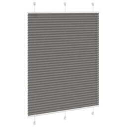 Berkfield Pleated Blind Anthracite 110X150 Cm Fabric Width 109.4 Cm Polyester - thumbnail 3
