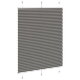 Berkfield Pleated Blind Anthracite 110X150 Cm Fabric Width 109.4 Cm Polyester - thumbnail 4