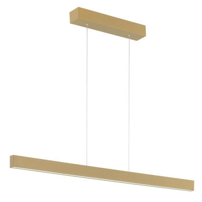Luminosa Lighting Luminosa Balans Bar Pendant Ceiling Light Gold 4725Lm 3000K - image 1