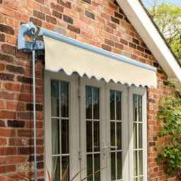 Primrose Awnings 2.5M X 2.0M Retractable Manual Standard Ivory Awning Outdoor Patio Canopy - thumbnail 5
