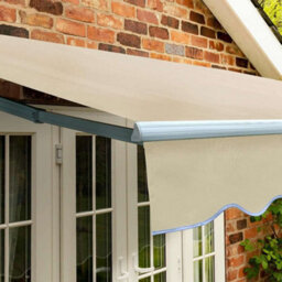 Primrose Awnings 2.5M X 2.0M Retractable Manual Standard Ivory Awning Outdoor Patio Canopy - thumbnail 7