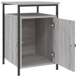 Berkfield Bedside Cabinets 2 Pcs Grey Sonoma 40X42X60 Cm Engineered Wood - thumbnail 6