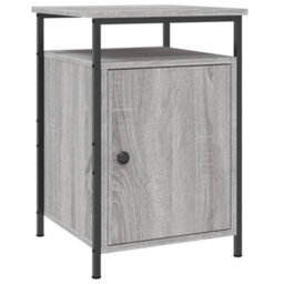 Berkfield Bedside Cabinets 2 Pcs Grey Sonoma 40X42X60 Cm Engineered Wood - thumbnail 3