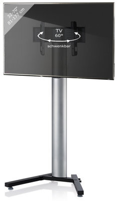 Vcm Tv Stand Feet Stadino Silver H. 174 X W. 90 X D. 72 Cm - image 1