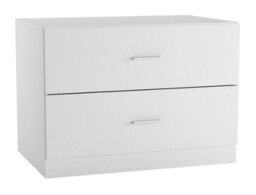 Urbn-Living Urbnliving Height 180Cm Orlando Pink Wooden 2 Door White 2 Drawer Compact Kids Wardrobe Bedroom Storage Hanging Bar - thumbnail 2