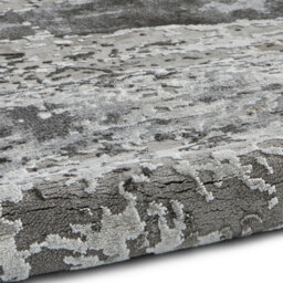 Grey Abstract Rug, Easy To Clean Rug, Stain-Resistant Rug, Grey Rug For Bedroom, Livingroom, & Diningroom-160Cm X 220Cm - thumbnail 4