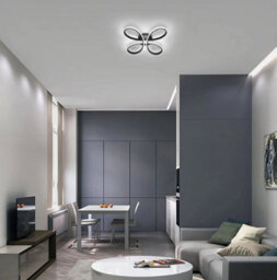 40W Modern Led Ceiling Light Dimmab Flowerchandelier Living Room Remote Control - thumbnail 5