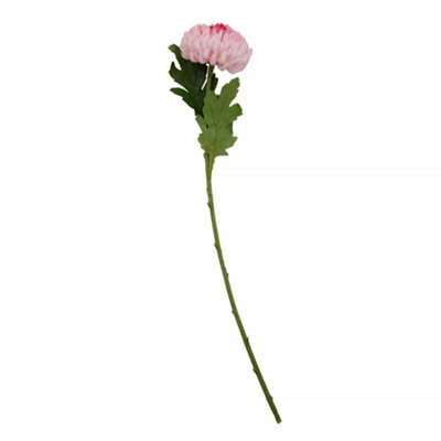 Orsina Chrysanthemum Stem - 84Cm Pink, Lifelike Artificial Flower With Soft Pink Petals And Green Stem, Adds A - image 1