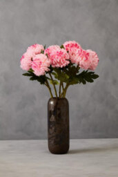 Orsina Chrysanthemum Stem - 84Cm Pink, Lifelike Artificial Flower With Soft Pink Petals And Green Stem, Adds A - thumbnail 4