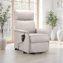 Oakham Helena Rise & Recline Chair In Charcoal Fabric - thumbnail 4