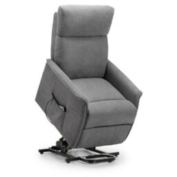 Oakham Helena Rise & Recline Chair In Charcoal Fabric - thumbnail 3