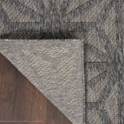 Outdoor Rug, Optical (3D) Diningroom Rug, Dark Grey Outdoor Rug, Stain-Resistant Kitchen Abstract Rug-122Cm X 183Cm - thumbnail 8