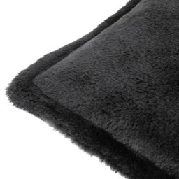 Furn. Kallu Faux Fur Black Cushion Cover - thumbnail 4