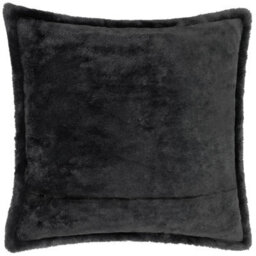 Furn. Kallu Faux Fur Black Cushion Cover - thumbnail 2