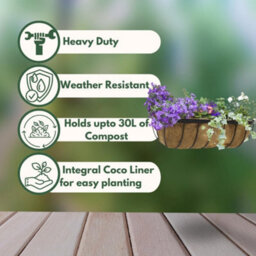 Marco Paul Garden Wall Mounted Flower Trough 30'' - thumbnail 5