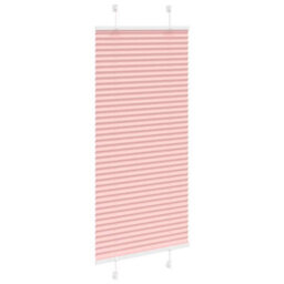 Berkfield Pleated Blind Pink 65X150 Cm Fabric Width 64.4 Cm Polyester - thumbnail 3