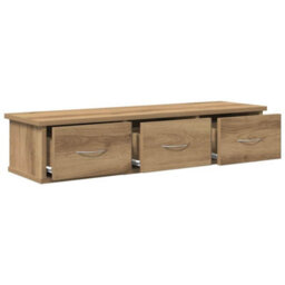 Walplus Wall Cabinet Artisian Oak 88X26X18.5 Cm Engineered Wood - thumbnail 7