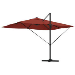 Berkfield Versatile Cantilever Roma Parasol With Leds Terracotta 352X251X265 Cm Aluminium - thumbnail 8