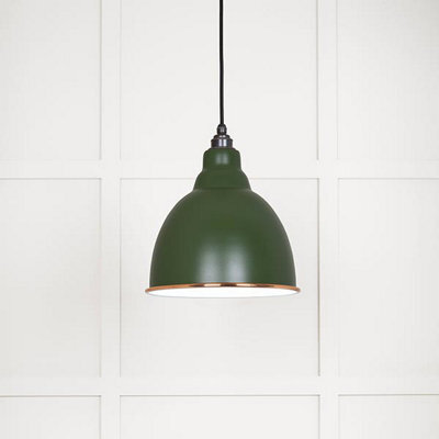 From the Anvil White Gloss Brindley Pendant In Heath - image 1