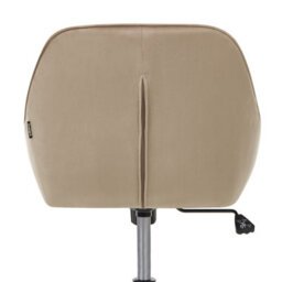 Beliani Desk Chair Bardsdale Velvet Taupe - thumbnail 6