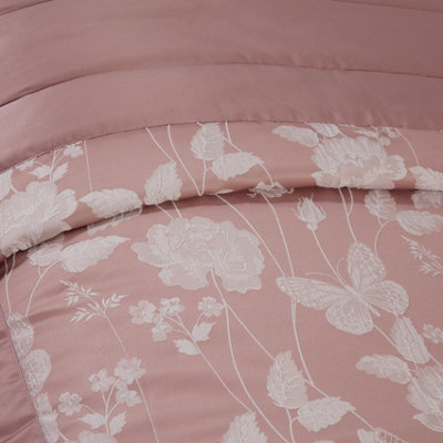 Emma Barclay Butterfly Meadow Floral Jacquard Bedspread Set