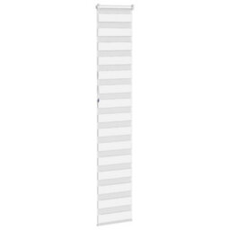 Berkfield Zebra Blind White 50X230 Cm Fabric Width 45.9 Cm Polyester - thumbnail 4