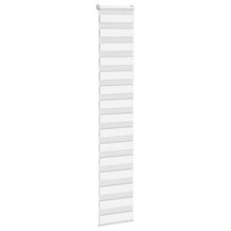 Berkfield Zebra Blind White 50X230 Cm Fabric Width 45.9 Cm Polyester - thumbnail 3