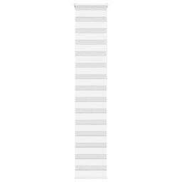 Berkfield Zebra Blind White 50X230 Cm Fabric Width 45.9 Cm Polyester