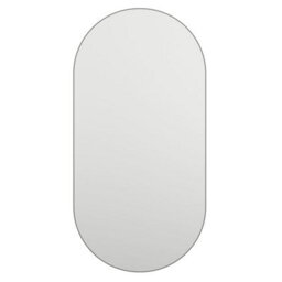 Berkfield Mirror With Led Lights 80X40 Cm Glass Oval - thumbnail 5
