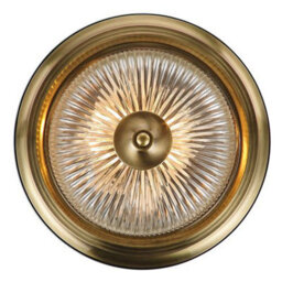 Happy Homewares Traditional Antique Brass Ip44 Bathroom Ceiling Light Fitting - thumbnail 3