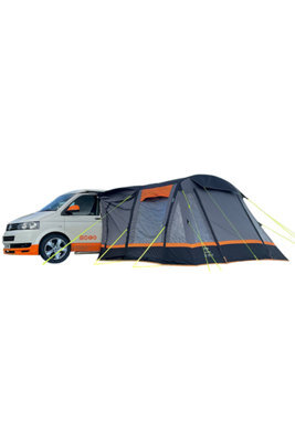 OLPRO Loopo Breeze V2 Inflatable Campervan Awning - Charcoal & Orange - image 1
