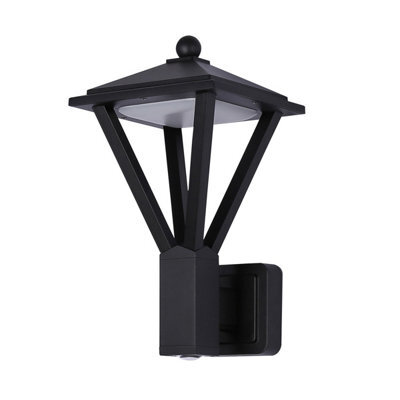 Luminosa Lighting Luminosa Bons Outdoor Wall Lantern Black 3000K Warm White Ip54 - image 1