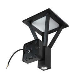 Luminosa Lighting Luminosa Bons Outdoor Wall Lantern Black 3000K Warm White Ip54 - thumbnail 3