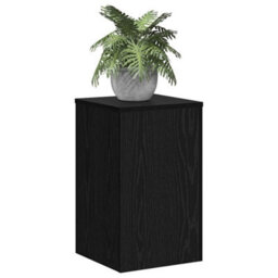 Walplus Plant Stand 2 Pcs Black Oak 30 X 30 X 50 Cm Engineered Wood - thumbnail 3