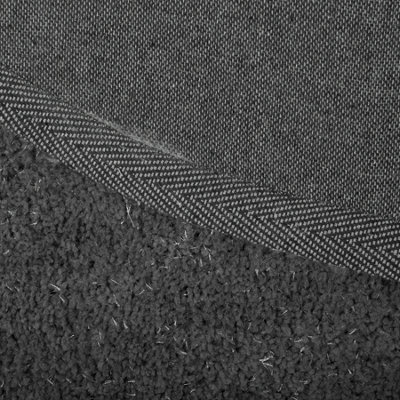 Beliani Shaggygy Rug Demre Dark Grey 200 X 200 Cm - image 1