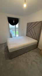 Stratus Interiors Virgo Geometric Bed Stylish Contemporary Bed Frame - Gas Lift Storage - Super King - thumbnail 3