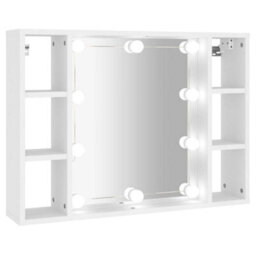 Walplus Mirror Cabinet With Led White 76X15X55 Cm - thumbnail 2