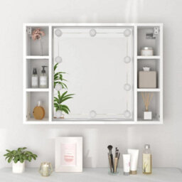 Walplus Mirror Cabinet With Led White 76X15X55 Cm - thumbnail 5
