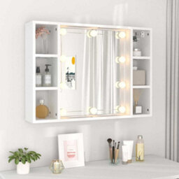 Walplus Mirror Cabinet With Led White 76X15X55 Cm - thumbnail 4