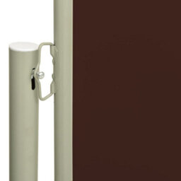 Berkfield Patio Retractable Side Awning 200X600 Cm Brown - thumbnail 3