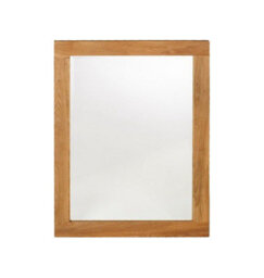 Hallowood Furniture Waverly Oak - Oak Framed Mirror (Mir1080) - thumbnail 8
