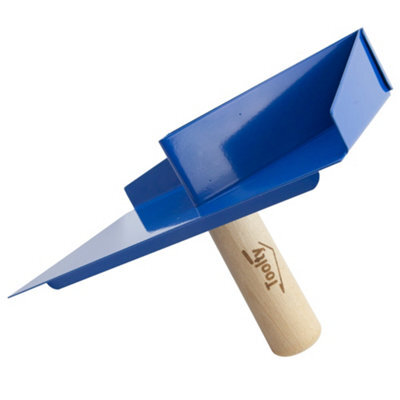 Stainless Steel Mortar Holder With Wooden Handle Powder Coated For Masonry And Finishing Work Toolty Diy - image 1