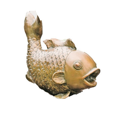Certikin Water Spitter 43Cm Big Fish Statue For Ponds Weather & Frost Proof - image 1
