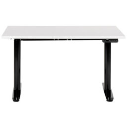Beliani Electric Adjustable Standing Desk Destinas White/ Black 120 Cm 72 Cm - thumbnail 4