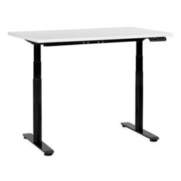 Beliani Electric Adjustable Standing Desk Destinas 120 Cm 72 Cm White/ Black