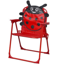 Walplus 3 Piece Kids' Garden Bistro Set With Parasol Red - thumbnail 4