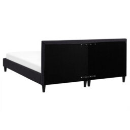 Beliani Bed Fabric Fitou 160 X 200 Cm (Eu King Size) Black - thumbnail 6