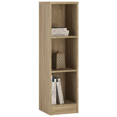 Furniture To Go 4 You Medium Narrow Bookcase In Sonama Oak - image 1